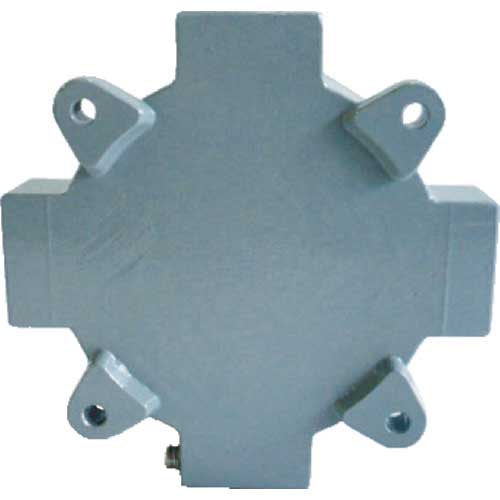 島田 アルミニウム合金鋳物 耐圧防爆構造ターミナルボックス(四方向) PF3/4 STH-04X-22