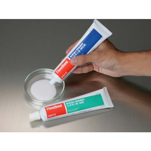 THREEBOND エポキシ樹脂系接着剤 軟質塩ビ接着用 TB2081D 本剤+硬化剤セット(2081DI)