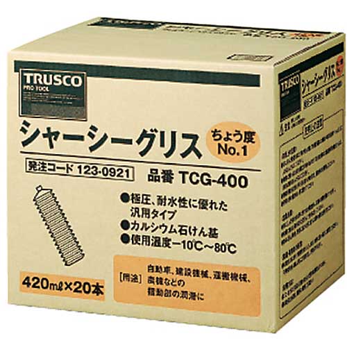 TRUSCO 箱売り シャーシーグリス ＃1 420ml 20本単位 TCG-400の通販