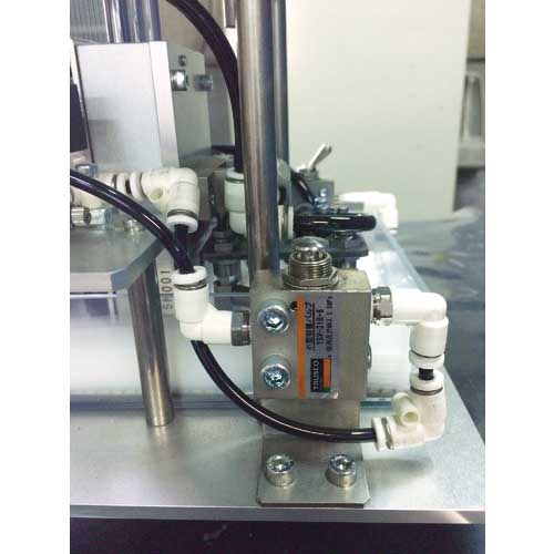 TRUSCO 4方向小型切替バルブ 5ポート 1/8 トグルレバータイプ TSV-41T-6