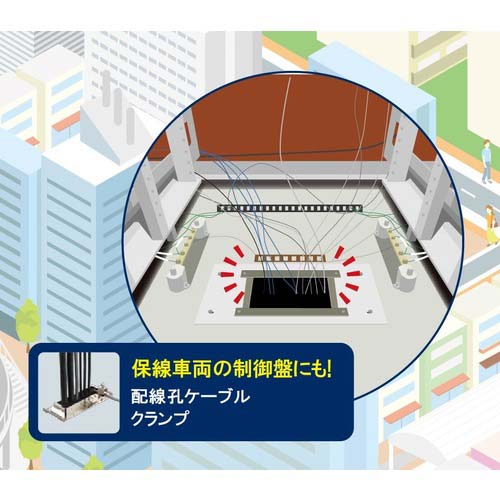 SUGATSUNE (210034658)WSD-280配線孔ケーブルクランプ WSD-280