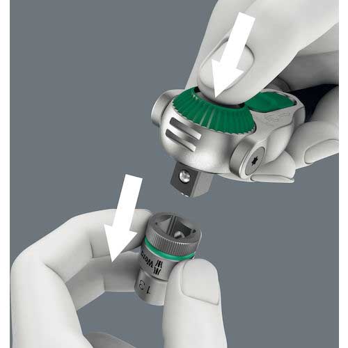 Wera サイクロップラチェット用ソケット 1/4 9.0mm 003508