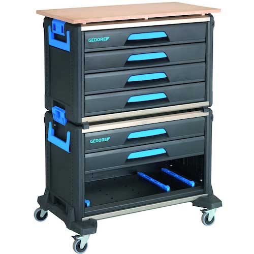 【廃番】GEDORE 【在庫限り特価】ツールトロリー WORKMO W3 1110 6段 2954443