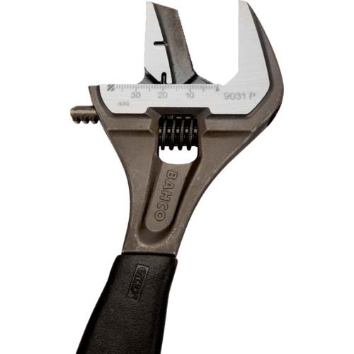 BAHCO パイプレンチ兼用大口モンキーレンチ 最大口開き39mm ブラック仕上げ 9031P