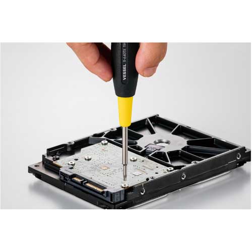 VESSEL クッショングリップトルクスドライバー B-640TX T6×40 T6-40