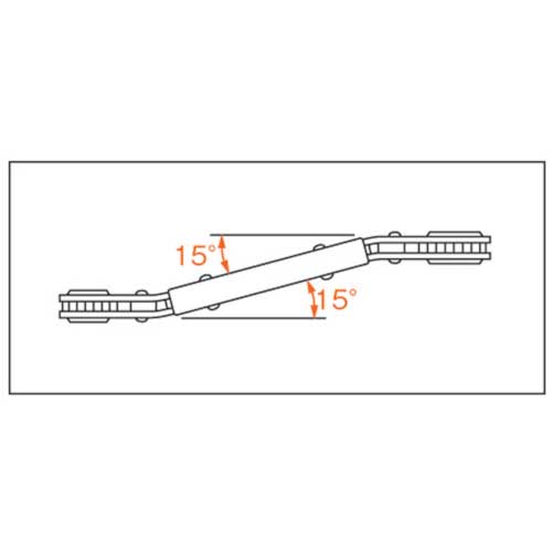 TOP ベント板ラチェットレンチ 10X13mm PRB-10X13