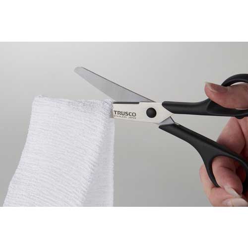 TRUSCO ステンレスはさみ 先丸安全型 150mm S-150R