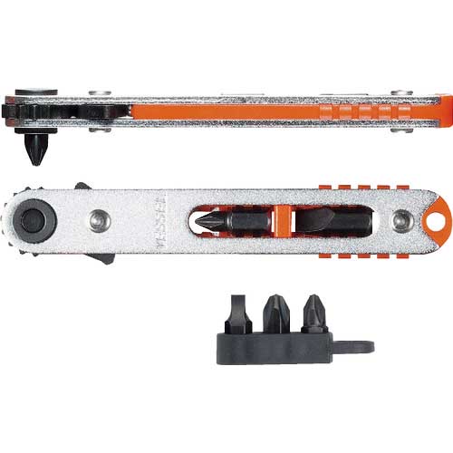 VESSEL ペタラチェ 板ラチェットドライバー ストレート TD-75