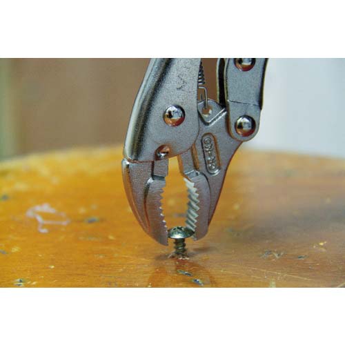 KTC ロッキングプライヤー 曲線あご(ワイヤーカッター付) 全長180mm 最大口開き41mm 175WR