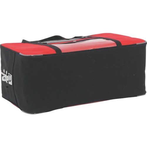 SANEI 帆布メール用ボストン(L)馬蹄錠金具付 赤 BTL-U-02