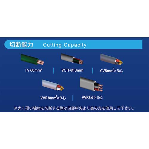TTC イエローシャーク60(ケーブルカッター 250mm) CA-60