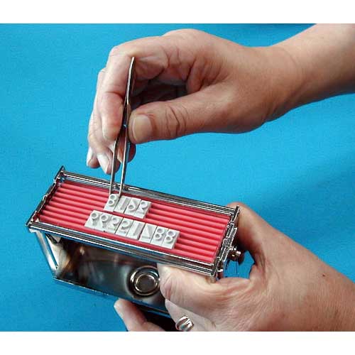 テクノマーク フラットスタンプ・ロールマーカー用差替式ゴム活字 YC-4(Yタイプ・数字セット)(4mm) KJ-YC-04