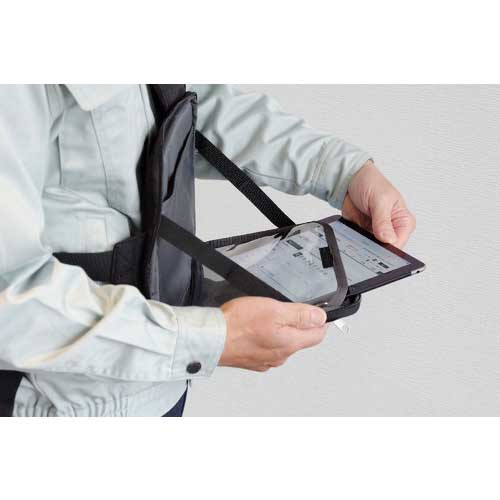 TRUSCO 作業現場用タブレットケース 画板タイプ TABG-BK