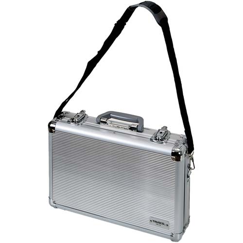 TRUSCO アルミケース 片開き 386X245X128 シルバー TAC-11