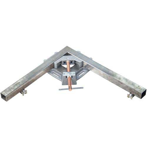 TRUSCO(トラスコ中山):平面アングルクランプ TWAC-90 アングルクランプ (1台) オレンジブック 3669416 : トラスコ中山(TRUSCO) 平面アングルクランプ グレー