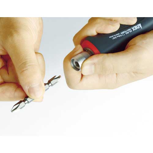 アネックス ビット用アタッチメント ソケット用 強靭L型アダプター 1/2 ヘッド幅62mm 全長185mm AKL-604