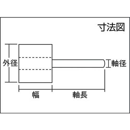 AC マイクロフラップ 軸径3mm #100 外径15×幅20×軸長30 MF1520-100