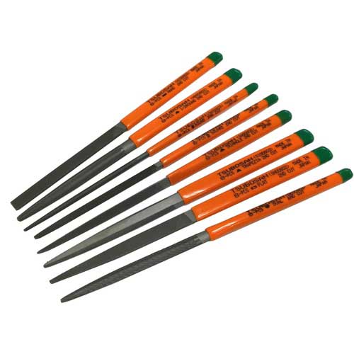 ツボサン 組ヤスリセット8本組 中目 ST008-02