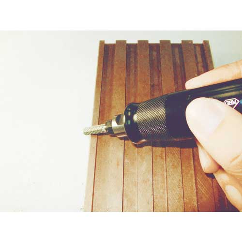 TRUSCO 超硬バー 先丸円筒型 Φ6X刃長16X軸6 ダブルカット TB2C060