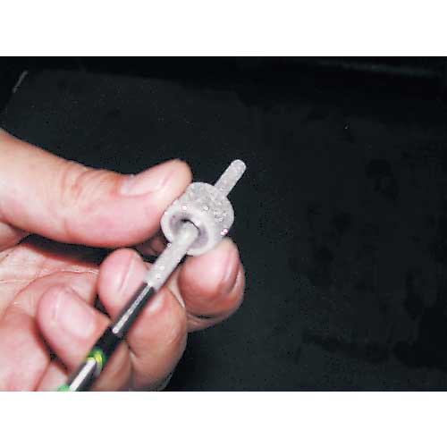 TRUSCO ダイヤモンドハンドポリッシャー 楕円 #270 TDP-6