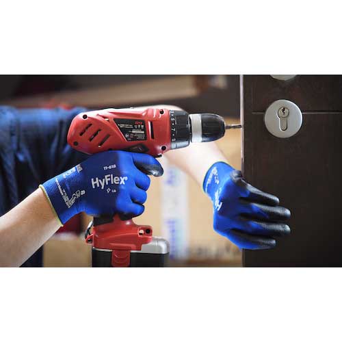 Ansell ウレタン背抜手袋 ハイフレックス 11-618 Mサイズ 11-618-8