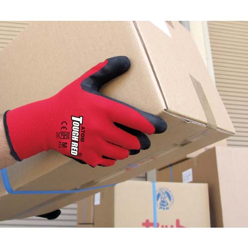 アトム ゴム背抜き手袋 “タフレッド” 3双組 M 1470-3P-M