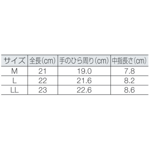 富士グローブ EX-232 白 LL 5964