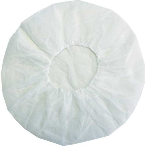 川西 使い捨て保護服 工場見学用不織布3点セット(白衣・マスク・ヘアキャップ) Lサイズ 7022-L