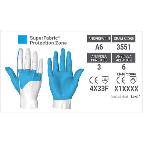 HEX ARMOR 耐切創手袋 スチールレザー3 5033 L 754087