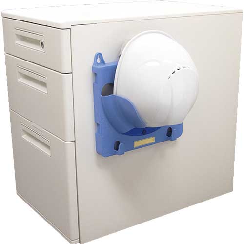 タニザワ ヘルメットラック ST#821NM エコラック 1個掛け用 マグネット付き(ブルー) 821NM