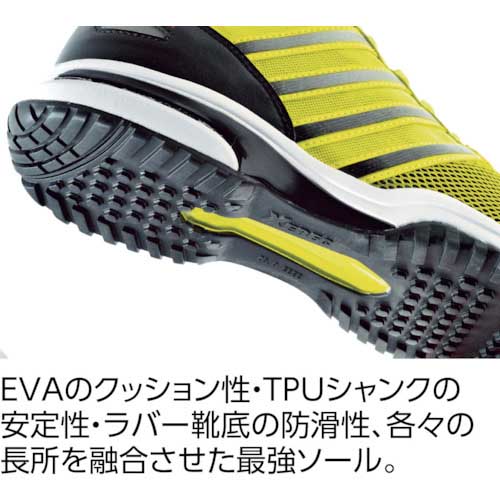 XEBEC 85132 セフティシューズ 230 ブラック 85132-90-230