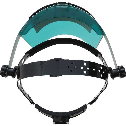 TRUSCO 直かぶり型防災面 グリ―ン ダブル型 BM-KW