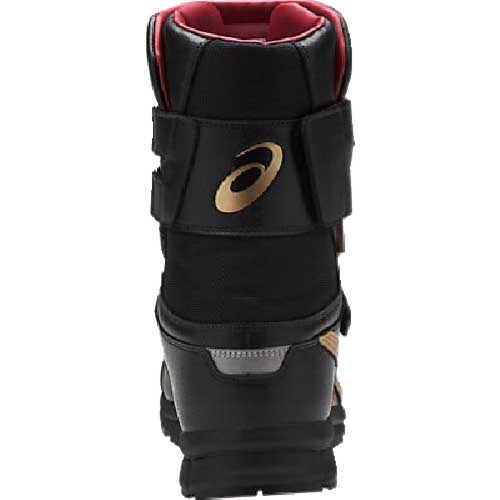 【廃番】アシックス ウィンジョブ CP401 ブラック×ゴールド 26.5cm FCP401.9094-26.5