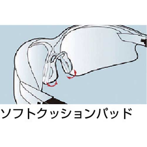 ミドリ安全 二眼型 保護メガネ MP-821