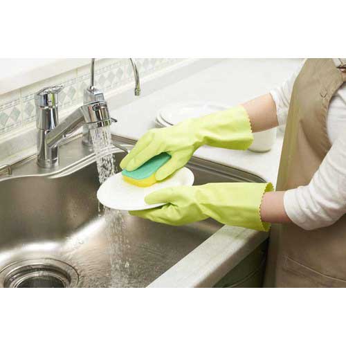 SHOWA 塩化ビニール手袋 ナイスハンドミュー中厚手片手右1本 ピンク Mサイズ NHMICK-R