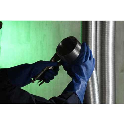 SHOWA 塩化ビニール手袋 ブルーフィット(薄手)3双パック Mサイズ NO181-M3P