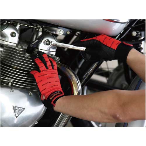 ペンギンエース ノンスリップライトPパターンマジック M レッド PA-9232