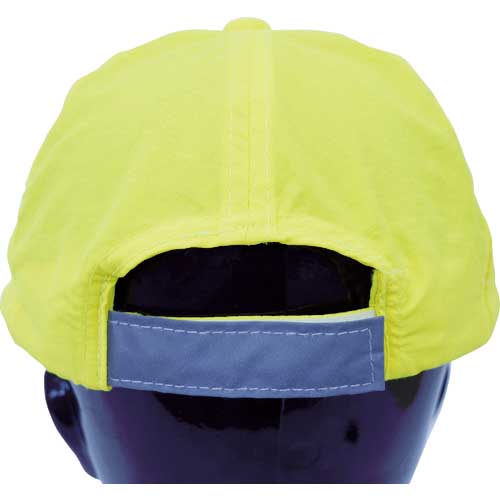 TRUSCO 反射テープ付帽子 蛍光イエロー TSC-Y