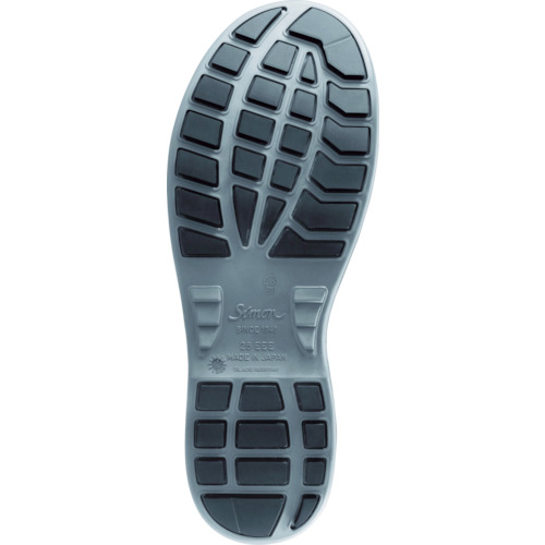 シモン 安全靴 半長靴 WS44黒 25.0cm WS44BK-25.0