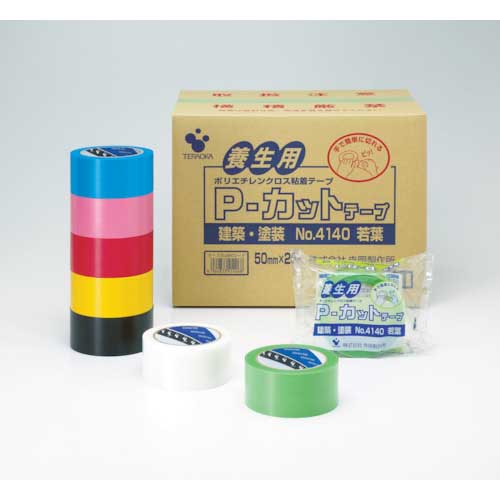 TERAOKA P-カットテープ NO.4140 透明 50mmX25M 4140 TM-50X25の通販｜現場市場