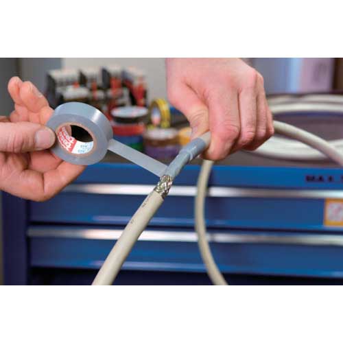 【廃番】tesa 電気絶縁用ビニールテープ (10巻入) 19mm×10m 黒 4251-19X10-BK