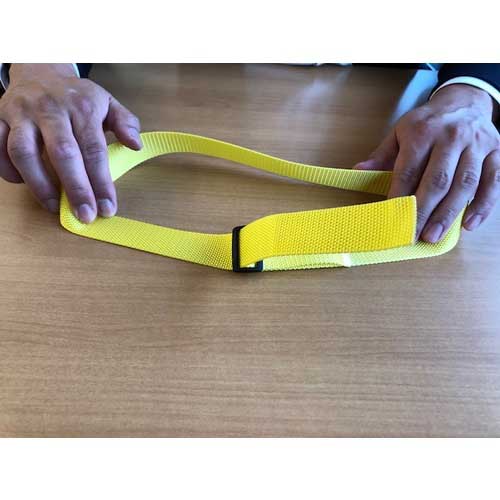 TRUSCO 平ベルト用金具 ベルト幅38mm 10個入 縦45X横24 HBK-38