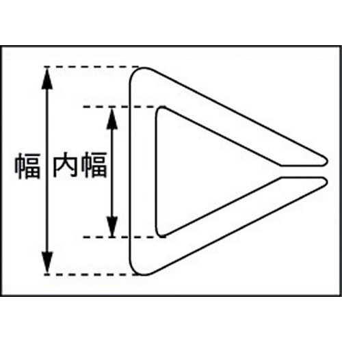 TRUSCO 安心クッション H鋼用トラ柄大 黄/黒 TAC-350HYB