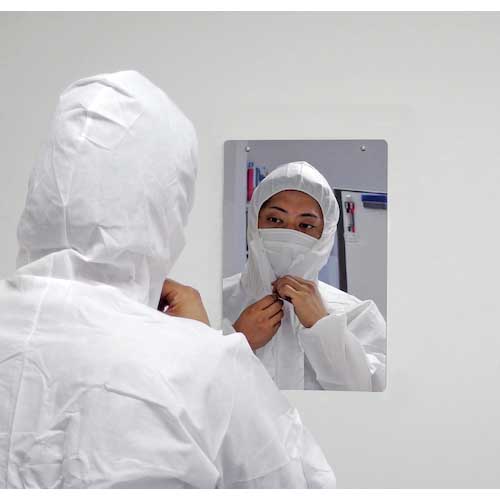 TRUSCO セーフティミラー 幅200mmX高さ300mm TM-2030