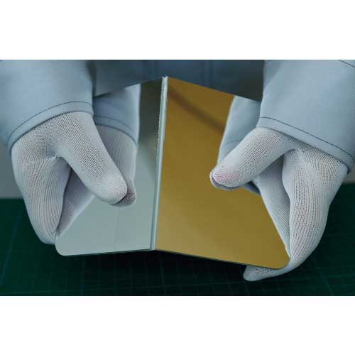 TRUSCO カッターで切れる軽量安全ミラー 100mmX150mm 厚み2mm TMPEC-1015