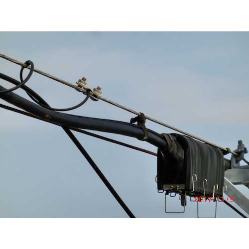 TRUSCO ケーブルしばりひも 幅3mmX長さ100m 黒 TR-3100CV