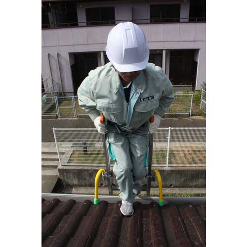 【廃番】NAKAO 3連伸縮ハシゴ レン太 8m アウトリガー 屋根上セット付 3REN-8.0Y