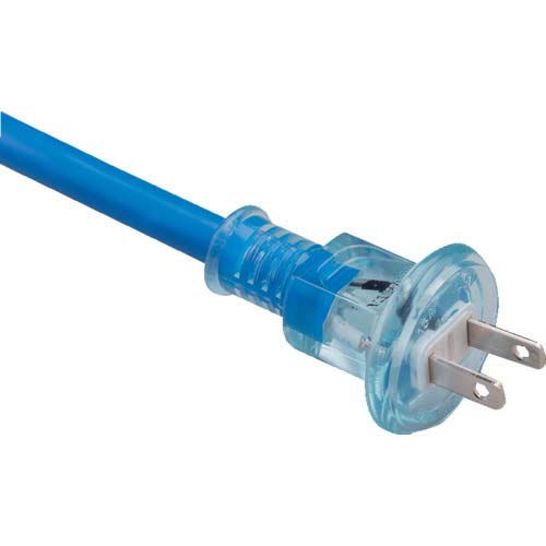 ハタヤ 防雨型2P延長コード5m ブルー FX-053-B