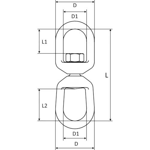 Crosby 両型スイベル G402-16