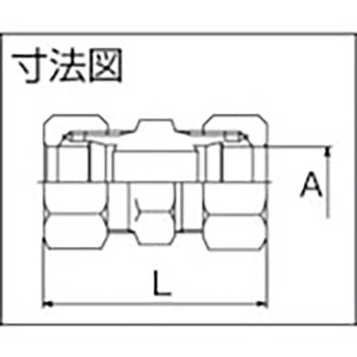 フジトク フレヤードユニオン Φ10 鋼管用 くい込み継手 J-10